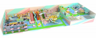 淘氣堡室內(nèi)闖關主題親子